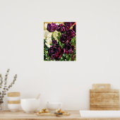 Poster Black Hero Tulips, Oregon (Cuisine)