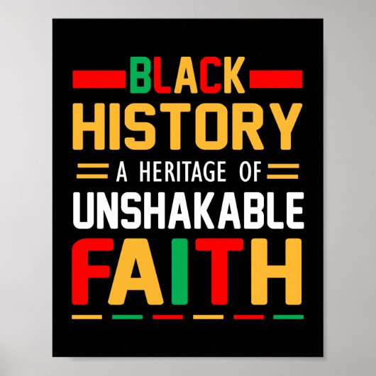 Poster Black History A (Devant)