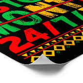 Poster Black History Is American History African Men Wome (Coin)