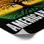 Poster Black History Is American History Bhm African Root (Coin)