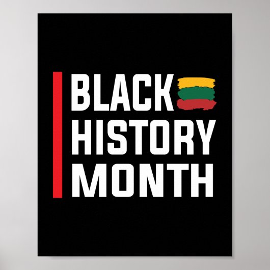 Poster Black History Month (Devant)