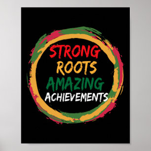 Poster Black History Month African American Country Celeb