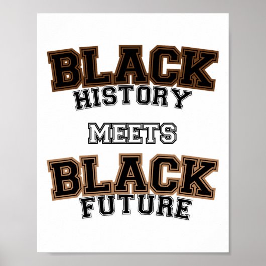 Poster Black History Month African Future  (Devant)