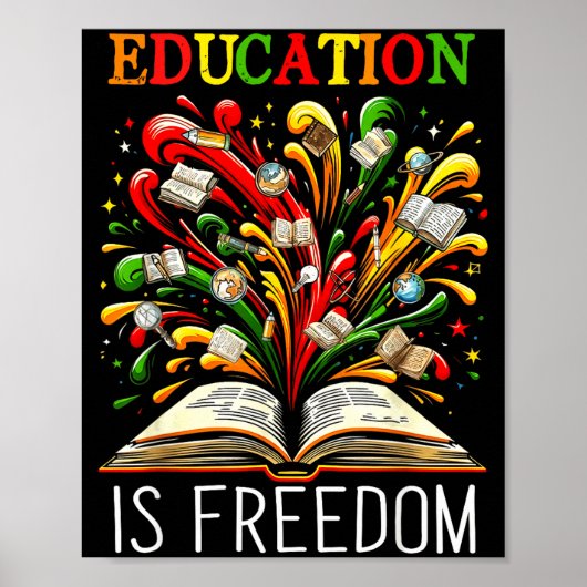 Poster Black History Month Black Leaders African American (Devant)