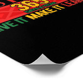 Poster Black History Month Live It Learn It Make It (Coin)