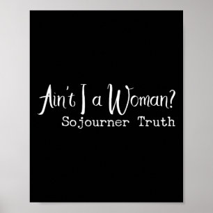 Poster Black History Moth Ain't I A Woman Citation Africa