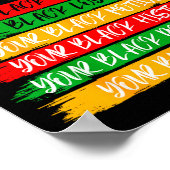 Poster Black History Never Apologize For Your Blackness M (Coin)