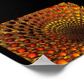 Poster Black Hole Spider Web (Coin)