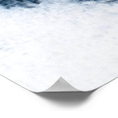 Poster Black Ink Aquarelle 21e anniversaire bannière de b (Coin)