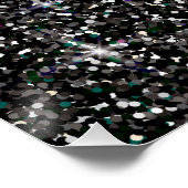 Poster Black iridescent brillant (Coin)