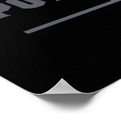 Poster Black King la pièce la plus puissante du jeu (Coin)