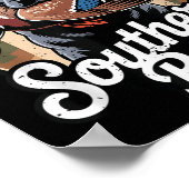 Poster Black Lab Dog Local Southern Boy Camo Duck Hunting (Coin)