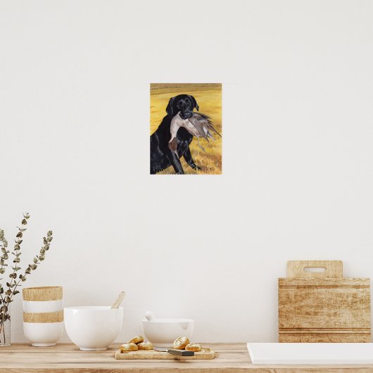Poster Black Labrador (Cuisine)