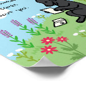 Poster Black Labrador and Letter (Coin)