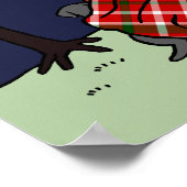 Poster Black Labrador Family et Starry Sky (Coin)