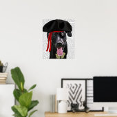 Poster Black Labrador Pirate (Bureau à domicile)