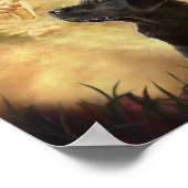 Poster Black Labrador Prenez ma main Jésus (Coin)