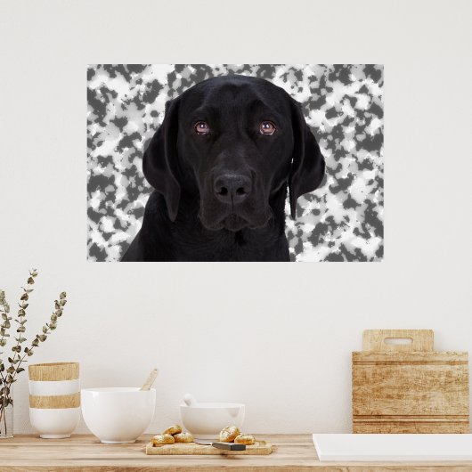 Poster Black Labrador Retriever (Cuisine)