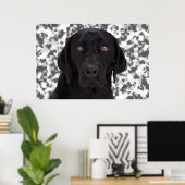 Poster Black Labrador Retriever (Bureau à domicile)