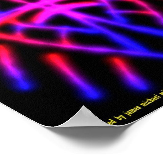 Poster Black Light Par James Michael Miller (Coin)