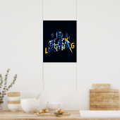 Poster Black Lightning Heroes (Cuisine)