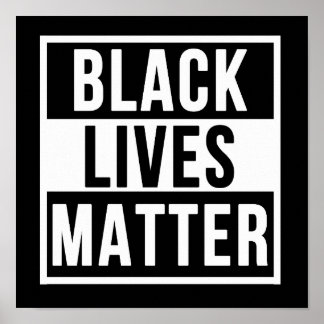 Poster Black Lives Matt BLM African American Pride