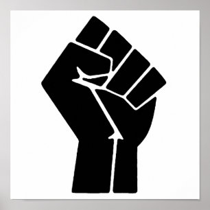 Poster Black Lives Matt FIST 4 #BLM