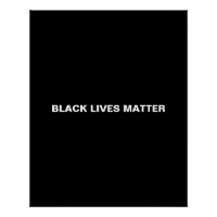 Black Lives Matt noir et blanc texte minimaliste