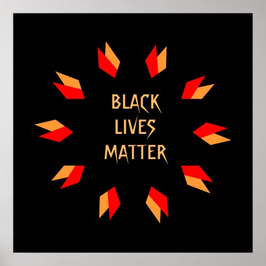 Poster Black Lives Matter (Devant)