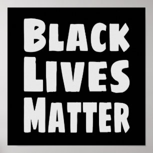 Poster Black Lives Matter BLM