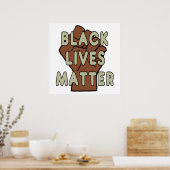 Poster Black Lives Matter BLM (Cuisine)