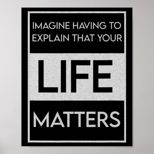 Poster Black Lives Problem Blm Resist - Engagez-Vous Dans (Devant)