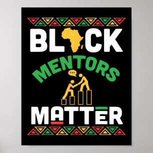 Poster Black Mentors Problème Patrimoine Africain Histo N