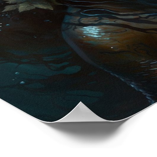 Poster 'Black Mermaid 5' (Coin)