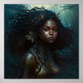 Poster 'Black Mermaid 5' (Devant)