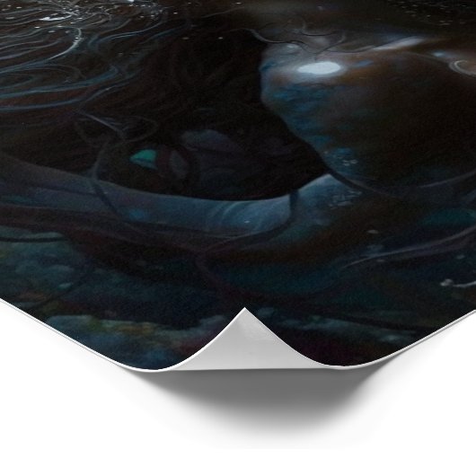 Poster 'Black Mermaid 6' (Coin)