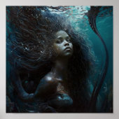 Poster 'Black Mermaid 6' (Devant)