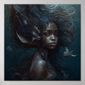 Poster 'Black Mermaid 8' (Devant)