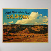 Poster Black Mesa Oklahoma (Devant)