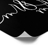 Poster Black Modern New M. et Mme. (Coin)