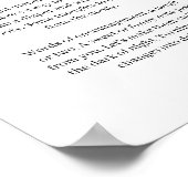 Poster Black Modern Simple Script Baby Late Night Diaper (Coin)