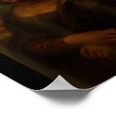 Poster Black Mona Lisa Afro African American Melanin Blac (Coin)