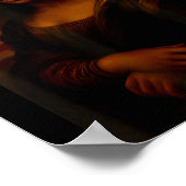 Poster Black Mona Lisa Afro African Melanin Black History (Coin)