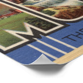 Poster Black Mountain, Caroline du Nord (Coin)