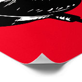 Poster Black Music Headphones Dance DJ (Coin)