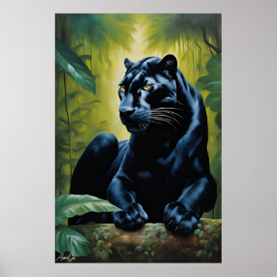 Poster Black Panther Kunst