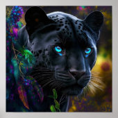 Poster Black Panther Mur Art Digital Wall Art Imprimer (Devant)