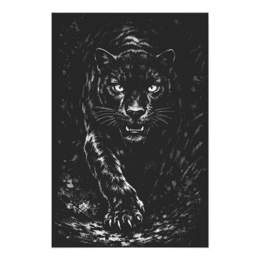 Poster Black Panther — par BurnsInHell (Devant)