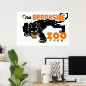 Poster Black Panther Zoo 1937 WPA (Bureau à domicile)