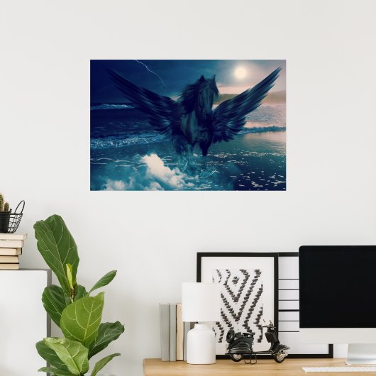 Poster Black Pegasus Emerging (Bureau à domicile)